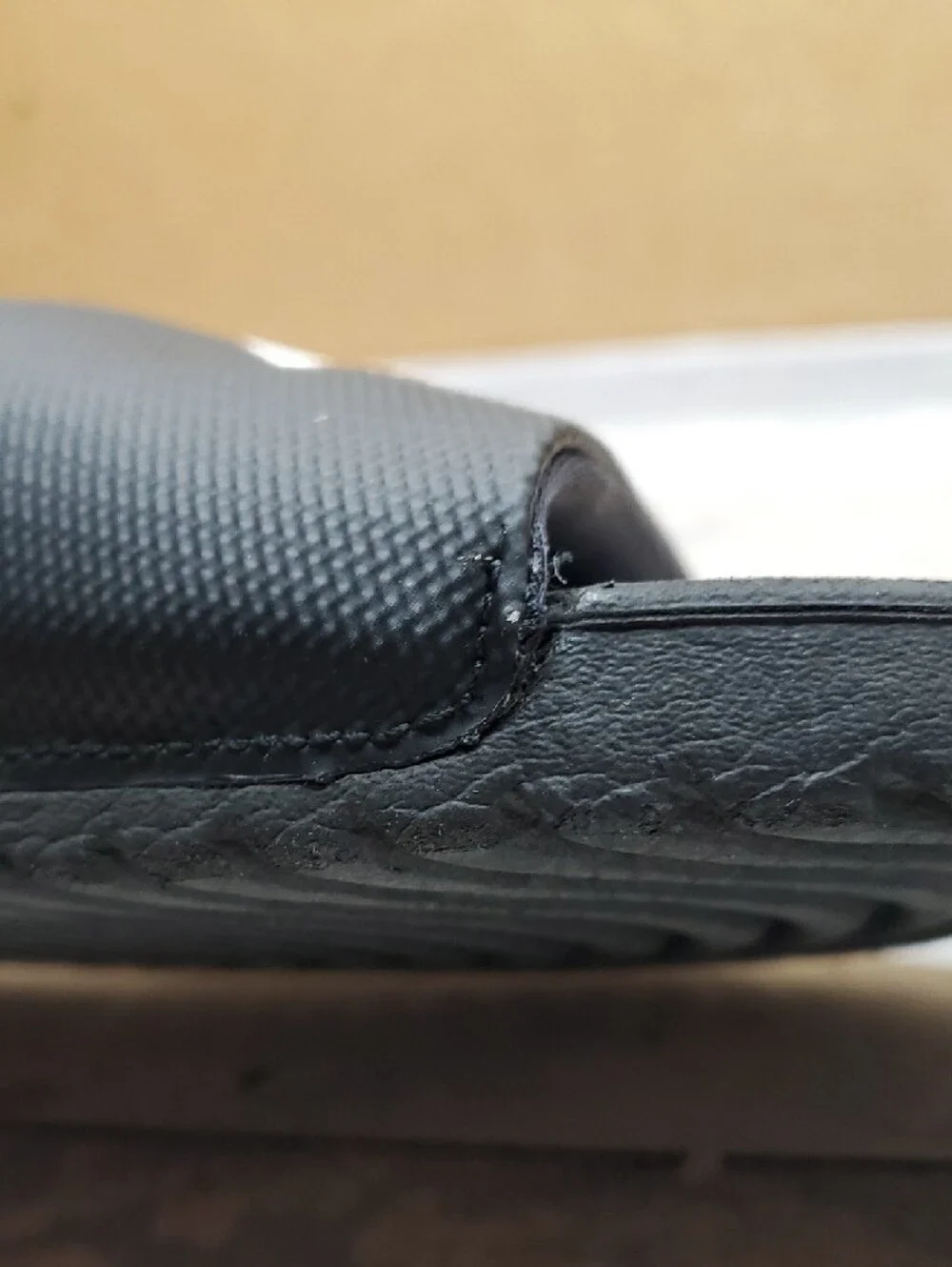 Nike Kawa Black Slide Sandals with White Swoosh Size 11/29 cm